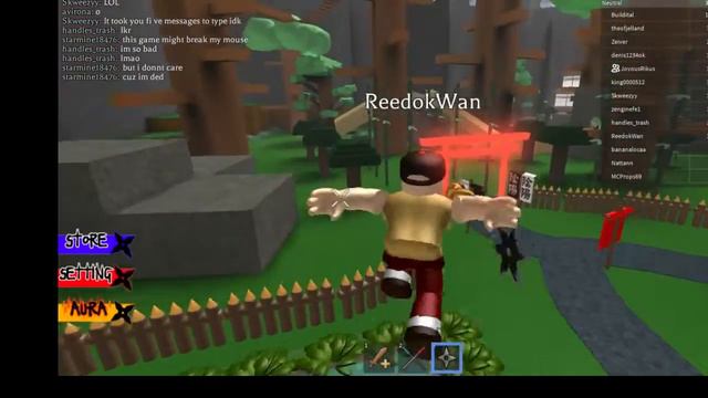 Играю В Robloks обзор Сервера [YIN vs YANG] Ninja Assassin смотреть онлайн
