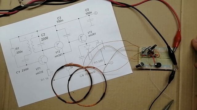 Несложный металлоискатель на трех транзисторах смотреть онлайн