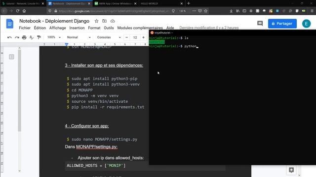 Déploiement d'app Django - Mettre en ligne un site sous Django - Partie 2 смотреть онлайн