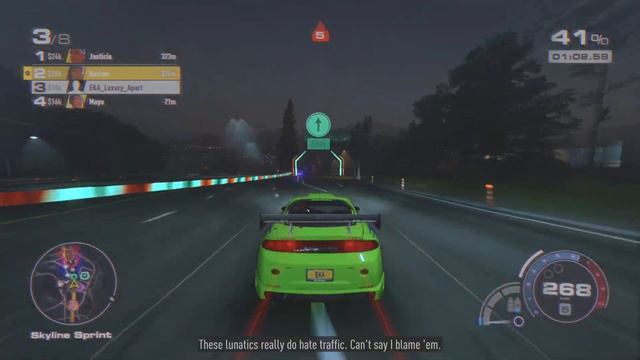 Need for Speed Unbound - ''Skyline Sprint" Highway Race with Mitsubishi Eclipse! (GAMEPLAY) смотреть онлайн