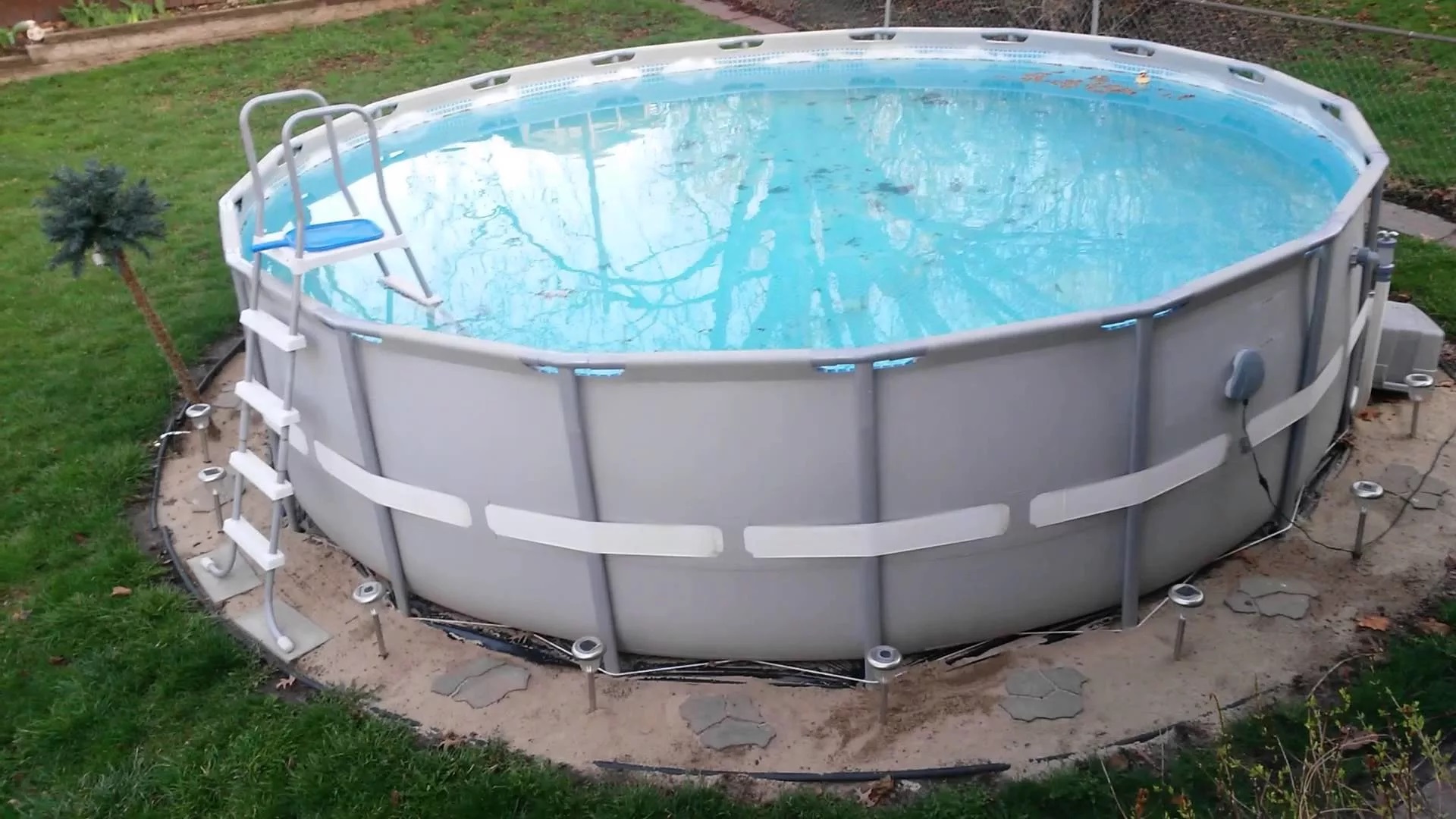 Установка и наладка каркасного бассейна. Сравнение с бескаркасным.