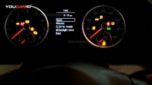2009-2016 Volkswagen Tiguan - How to Set Clock Time via Instrument Cluster