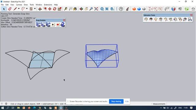 Sketch UP Use of Plugin ( SOAP bubble ) смотреть онлайн
