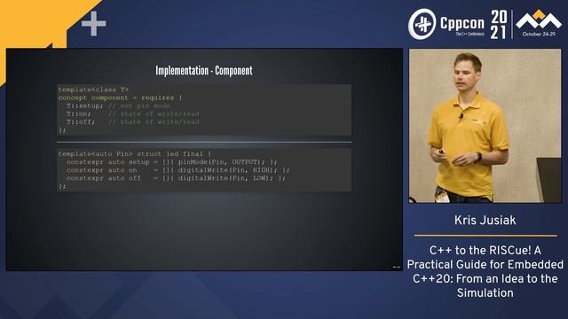 C++ to the RISCue! A Practical Guide for Embedded C++20 - Kris Jusiak - CppCon 2021 смотреть онлайн