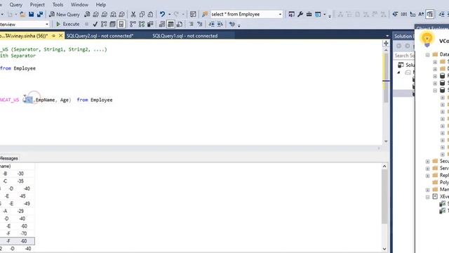 SQL Concat WS Function to Add multiple string value by using separator once смотреть онлайн