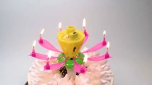 Свеча для торта Музыкальный цветок