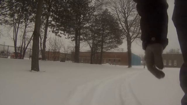 Vintage Yamaha Bravo Snowmobile City Ride смотреть онлайн
