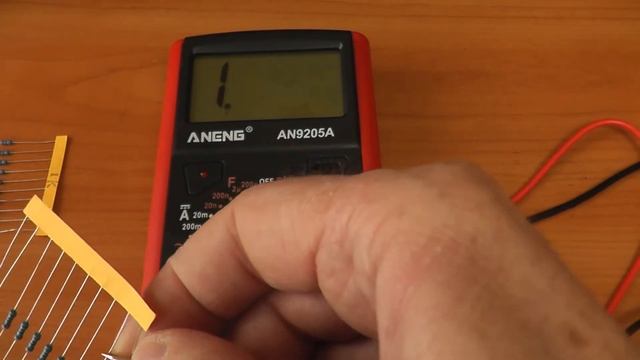 Недорогой мультиметр из Китая AN9205A смотреть онлайн