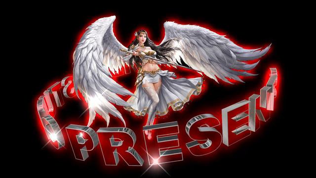 Заставка для начала фильма на тему Фэнтези с тёмно красными 3D титрами: VIDEOSTUDIO PRESENTS смотреть онлайн