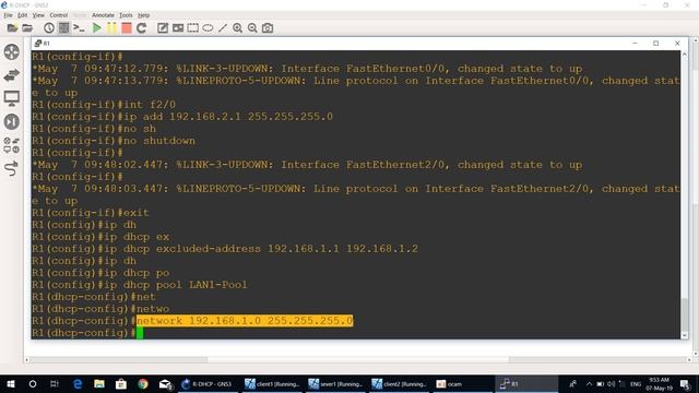 How to configure Cisco router to be a DHCP server by Lecturer KIM NO @RUPP смотреть онлайн