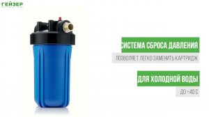 Корпус магистрального фильтра Гейзер 10BB