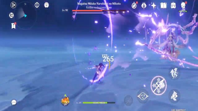 Raiden Shogun SOLO VS Raiden Shogun Boss 【Genshin Impact】