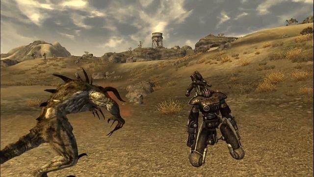 How many Enclave Sentry Bots to DEFEAT Rawr? | Fallout New Vegas npc battles смотреть онлайн