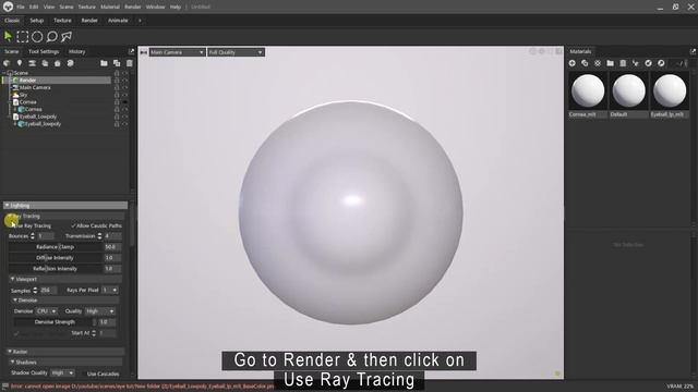How To Create Realistic Eye Shader In Marmoset Toolbag 4.