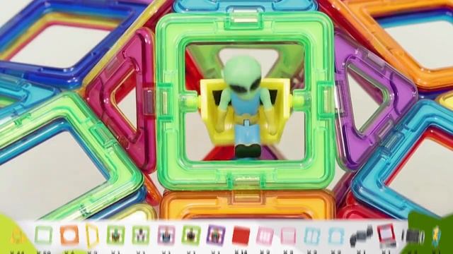 Конструктор MAGFORMERS Wonder Set 143 дет. смотреть онлайн