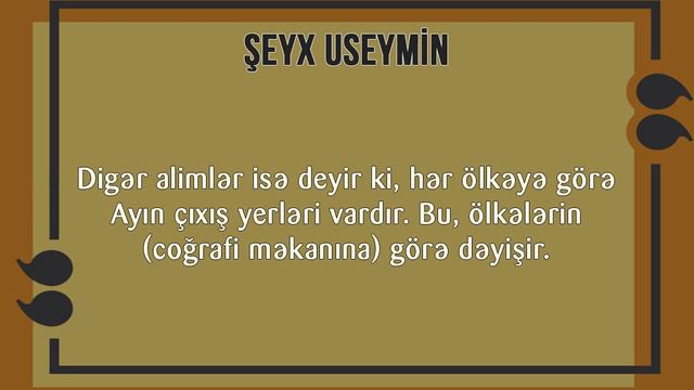 Hilal hər hansı bir müsəlman ölkəsində görülərsə, digər ölkələr də oruc tutmalıdır? Şeyx Useymin смотреть онлайн