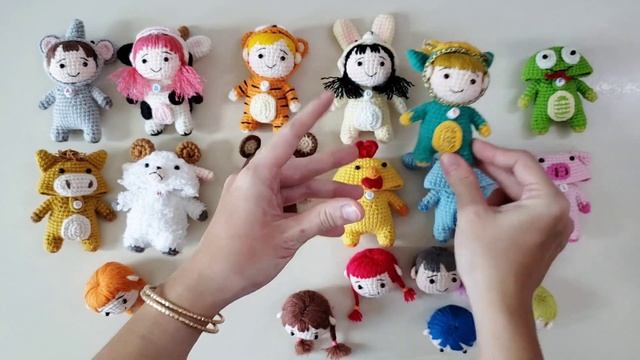 Crochet 12 Animals Zodiac | Amigurumi Tutorial | SpringDay DIY смотреть онлайн