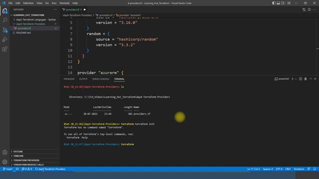 04 terraform provider | Terraform in Hindi | @The Learning Hut | #terraform #terraform_hindi смотреть онлайн