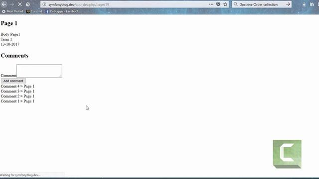 Удаление и редактирование комментария - (Symfony 3 - Blog #16 ) смотреть онлайн