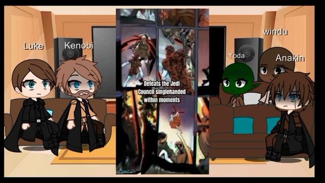 past star wars characters react to Anakin skywalker/ Darth Vader part 2/? смотреть онлайн
