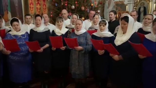 З Різдвом Христовим вітає хор та настоятель Свято-Михайлівського храму с.Замшани смотреть онлайн
