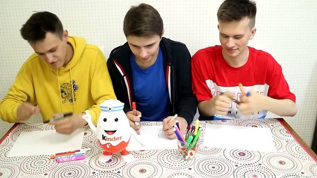 КТО ЛУЧШЕ НАРИСУЕТ ЛЕВОЙ РУКОЙ ЧЕЛЛЕНДЖ !! смотреть онлайн