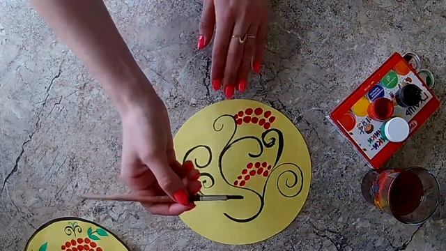 Обучающее видео "Завиток. Хохлома" смотреть онлайн