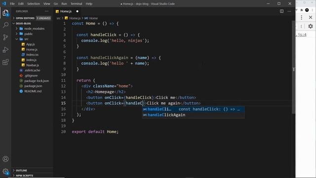 Learn React for beginners (click events) смотреть онлайн