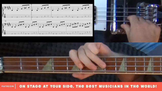 How to play "The Way You Make Me Feel" on Bass смотреть онлайн
