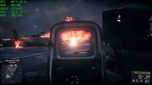 Battlefield 4 (Singleplayer) - Core 2 Quad Q8400 / GTX 650 / 4GB RAM смотреть онлайн