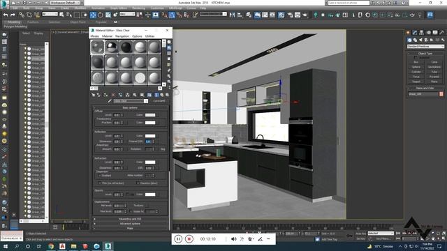 kitchen Sketchup TO 3ds max Corona Render Workflow complete setting смотреть онлайн