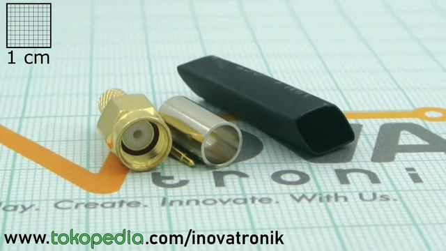 Connector RG58 SMA Male Crimping (AL)