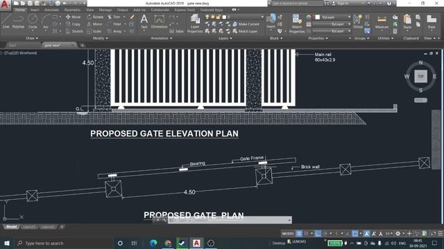 Gate Design using Autocad Software смотреть онлайн