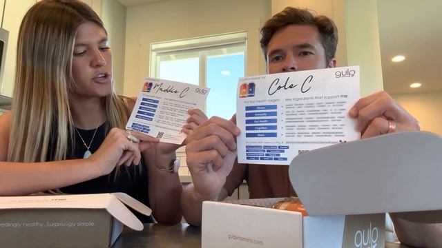 Gulp Vitamins Unboxing Video 2 | MADDIE & COLE CASTELLANO