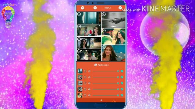 How to make collage video || video collage maker on Android || Add multiple videos in one screen смотреть онлайн