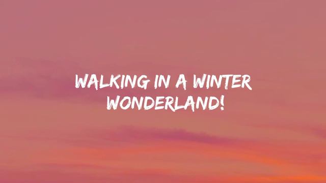 Sam Feldt - Winter Wonderland (Lyrics) смотреть онлайн
