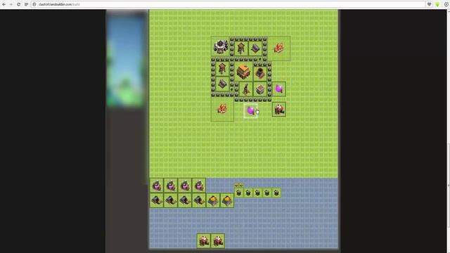 Как построить деревню в clash of clans TH 4 Clan War смотреть онлайн