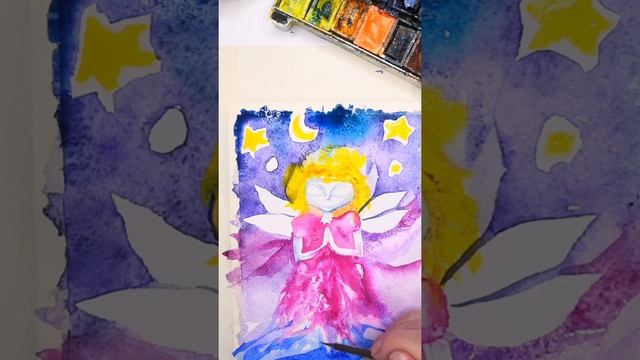 ЖЕЛАНИЕ | МАРИНЕЛЛА | серия живых новогодних открыток | Марина Бородай | акварель смотреть онлайн