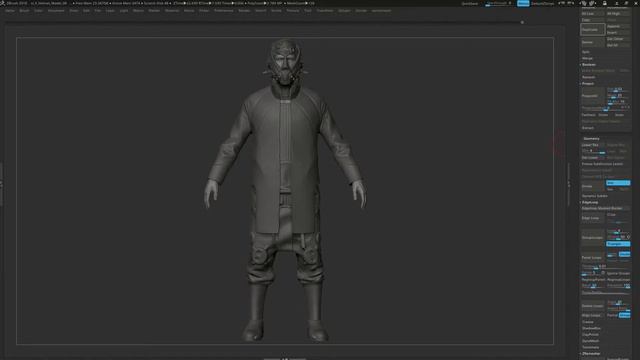 Cyberpunk Helmet And Costume Modeling - P7 (No Sound) смотреть онлайн