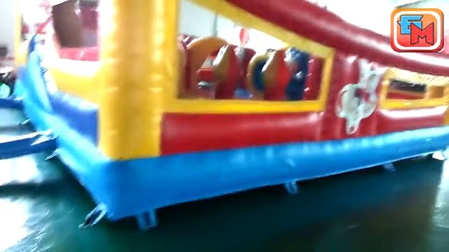 Надувной батут "Весёлые циркачи" размер 6х6х2,8 м от "БатутМастер" смотреть онлайн