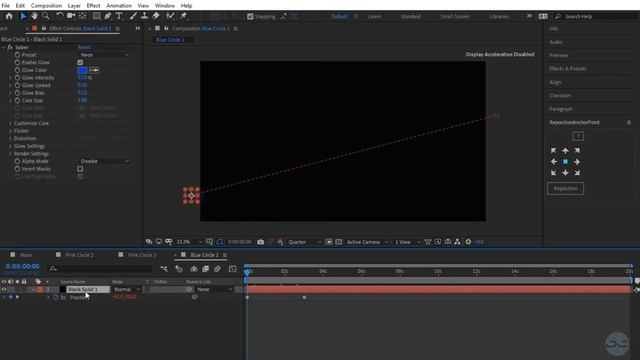 Neon Circle Background in After Effects | Looping Animation смотреть онлайн
