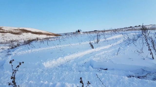 сф мото х8, катаемся зимой на резине "ведьма", снегоход не нужен! смотреть онлайн