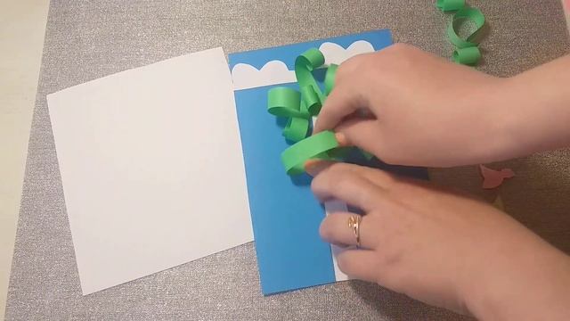 Аппликация из бумаги "Берёзка", 4+ смотреть онлайн