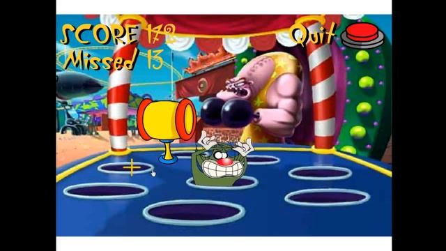 Oggy Whack (Oggy and the Cockroaches game) | Gameplay - 330 Points in 3 Attempts смотреть онлайн