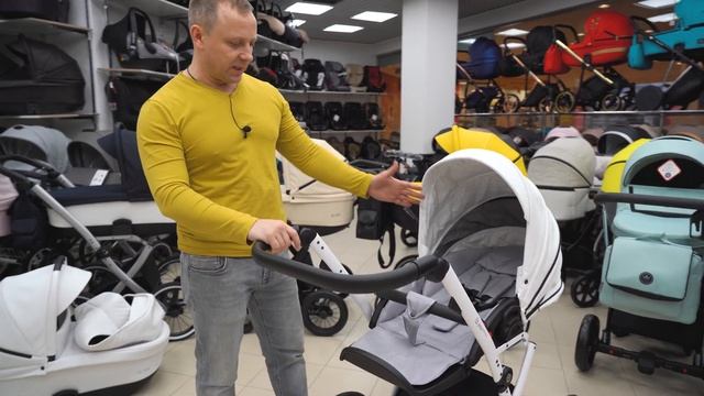 Обзор детской коляски Jedo Bartatina @koliaskid ТЦ Аэробус Москва смотреть онлайн