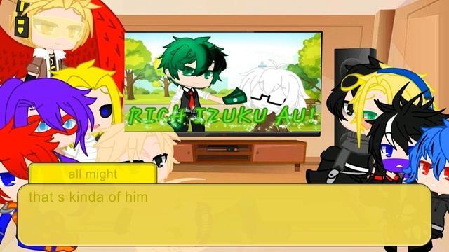pro heroes and L O V react to dekus au part 1 смотреть онлайн