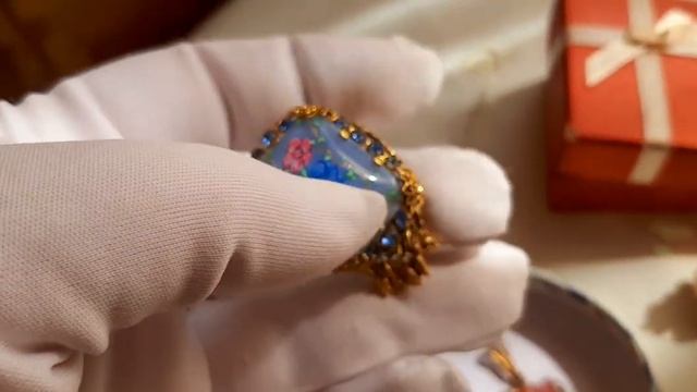 Сенсация!? Сенсационная красота и редкость! Винтажные броши- коробочки❤❣ смотреть онлайн