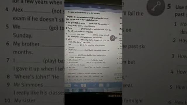 Ninth grade , Present perfect and simple past смотреть онлайн