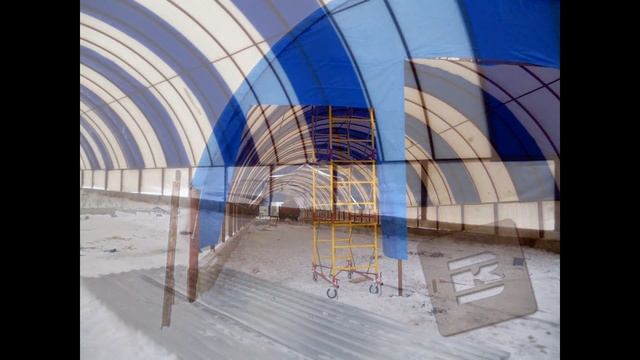 Строительство тентового ангара