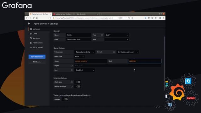 21 - Variáveis no Grafana - Criação no dashboard смотреть онлайн